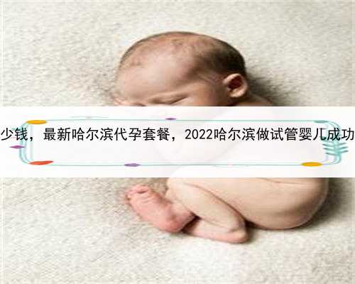 代孕婴儿多少钱，最新哈尔滨代孕套餐，2022哈尔滨做试管婴儿成功率有多少？
